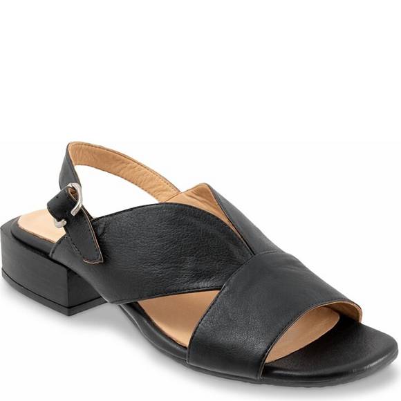 NEW BUENO women's gabby sandals in black - Picture 1 of 4